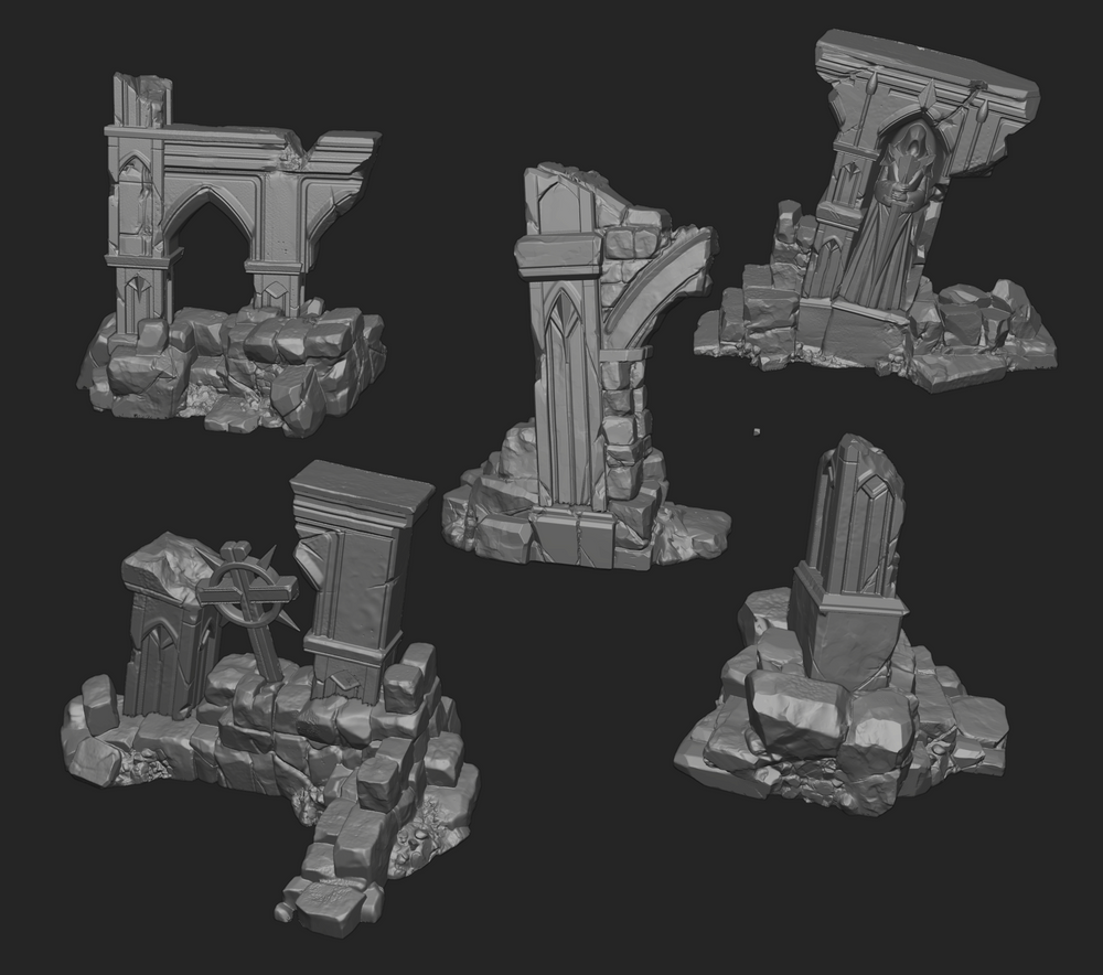 Ruined Temple Terrain